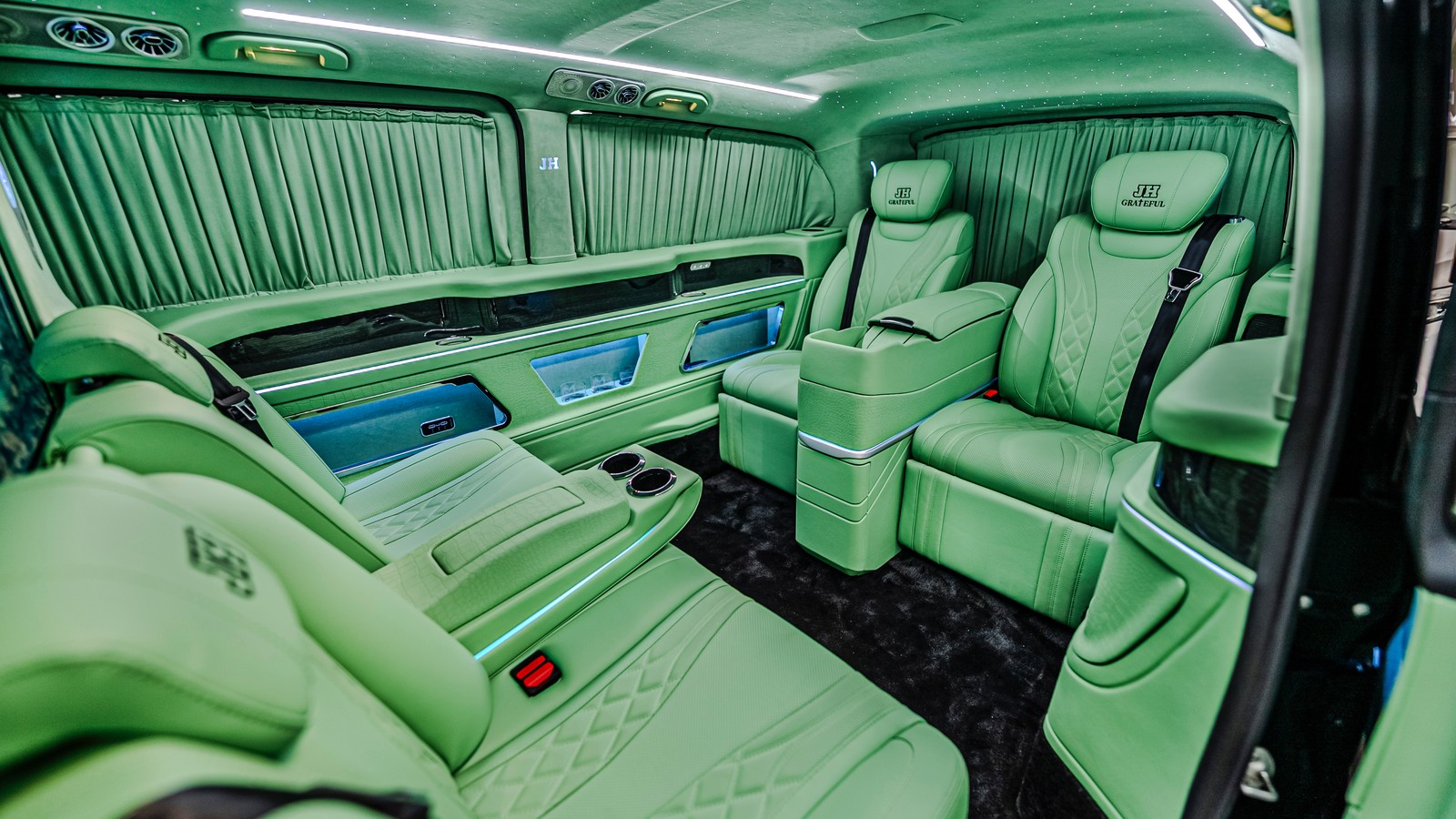 Grateful — BYJH Mercedes V-CLASS interior